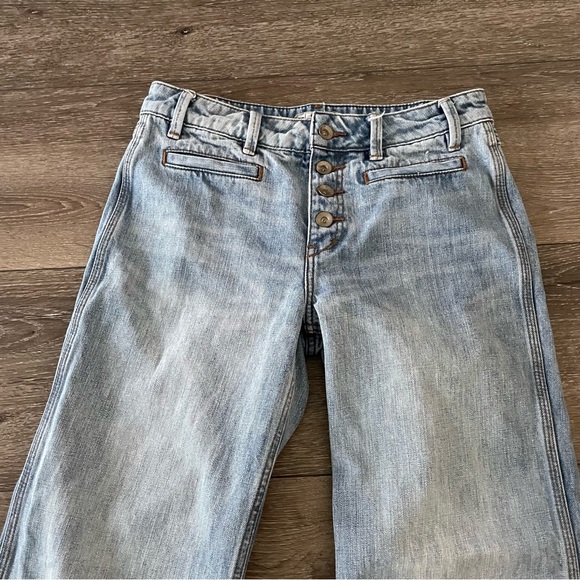 Free People Blue Flare & Wide Leg Jeans - Picture 5 of 10